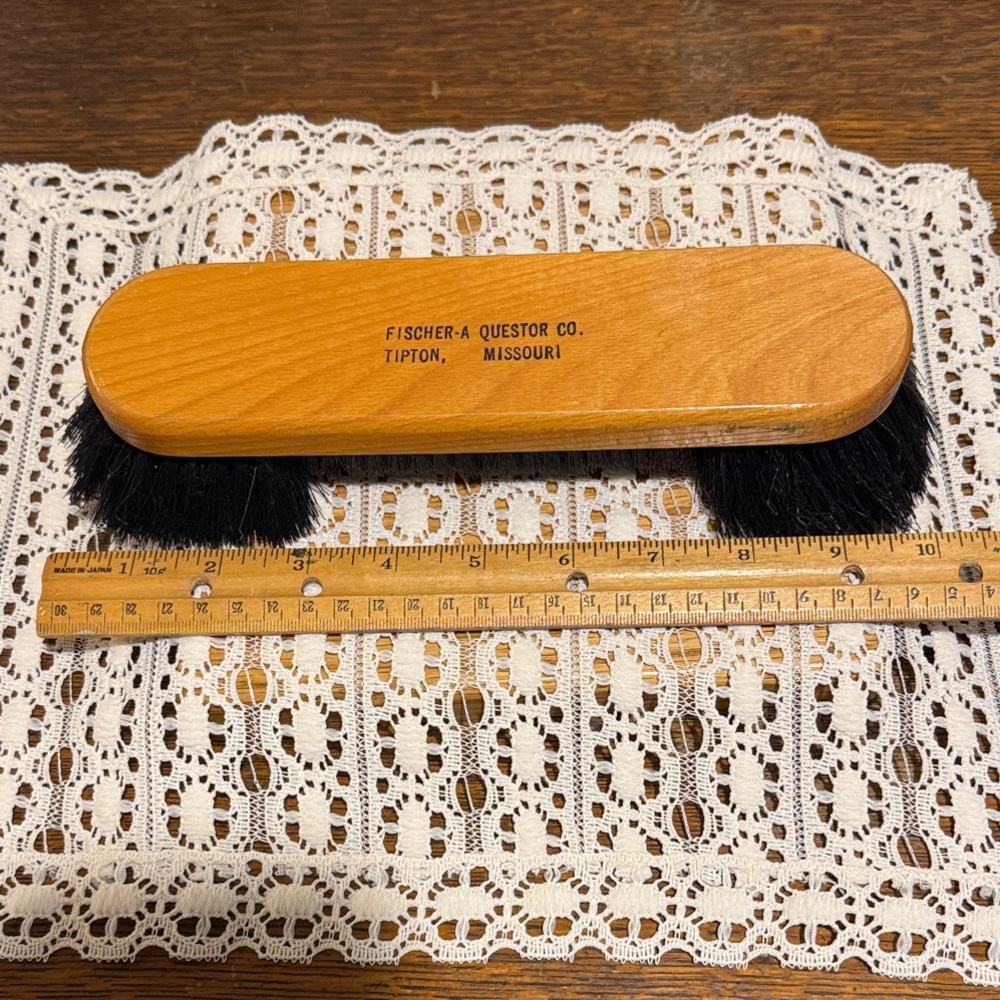 Vintage Billiards Table Brush for Cleaning your Pool Table- New in the 1970’s. - Picture 5 of 16